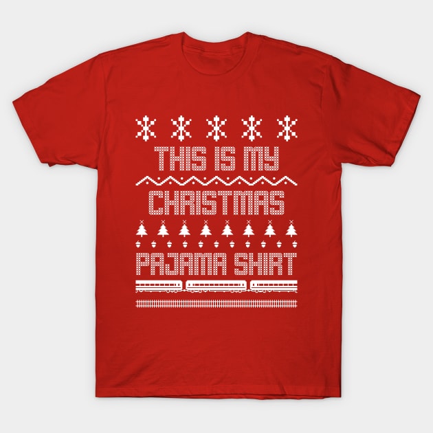 this is my christmas pajama T-Shirt by natashawilona